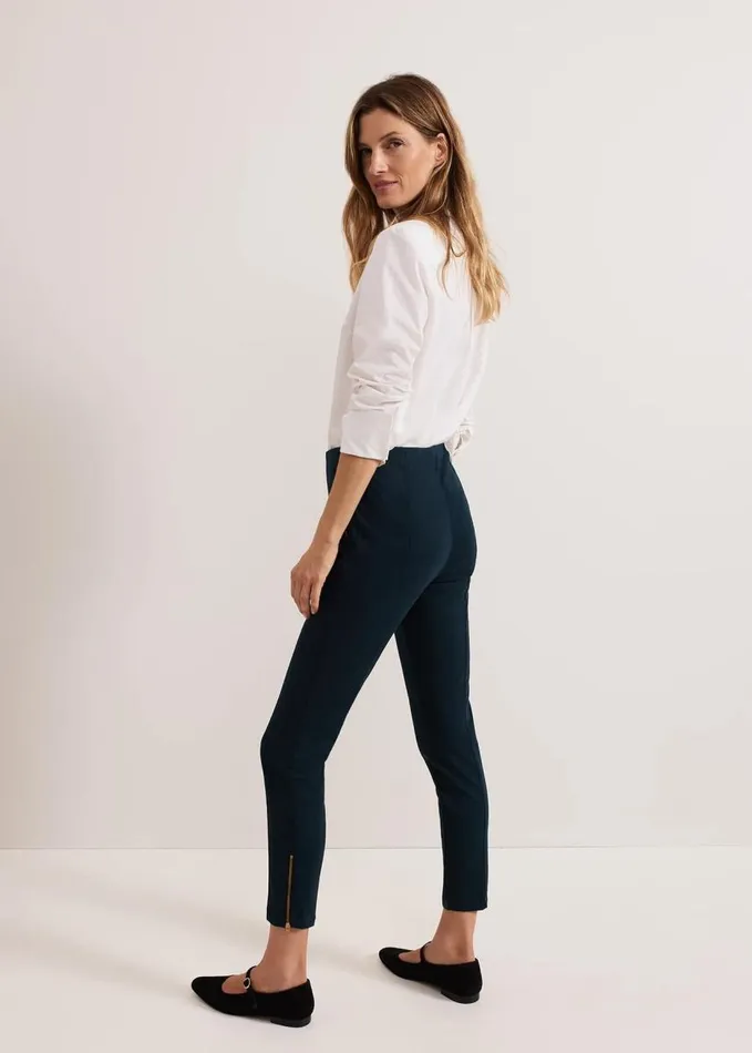 Phase Eight Amina Skinny Trousers Dark Green Women Trousers