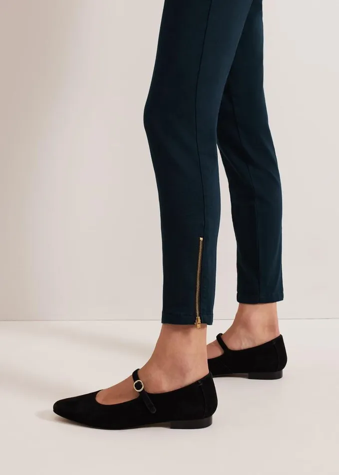 Phase Eight Amina Skinny Trousers Dark Green Women Trousers