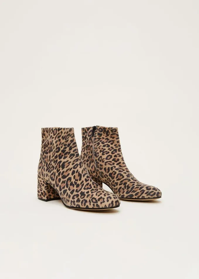 Phase Eight Animal Print Ankle Boot Multicoloured Women Boots