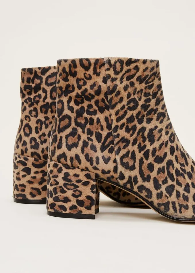 Phase Eight Animal Print Ankle Boot Multicoloured Women Boots