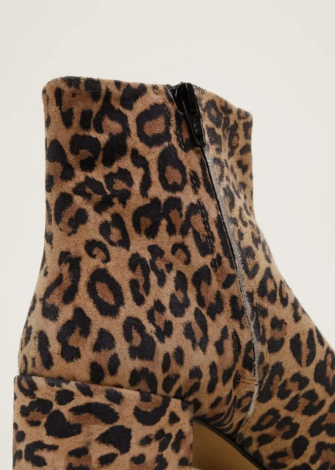 Phase Eight Animal Print Ankle Boot Multicoloured Women Boots