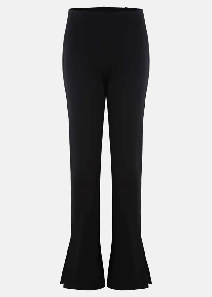 Phase Eight Ara Side Split Bootcut Ponte Trouser Black Women Trousers