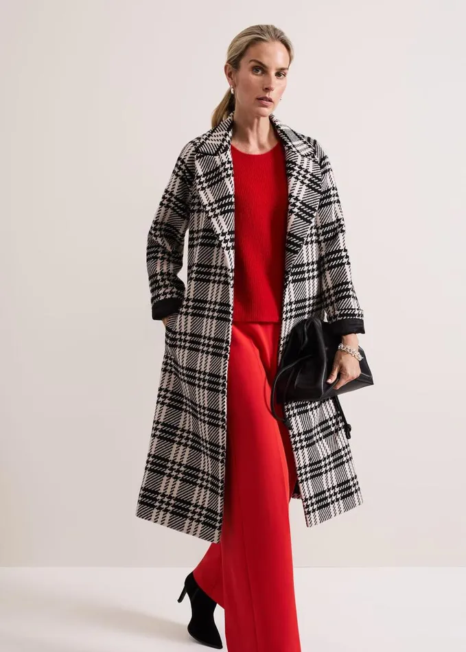 Phase Eight Aubrielle Wide Leg Trouser Red Women Trousers