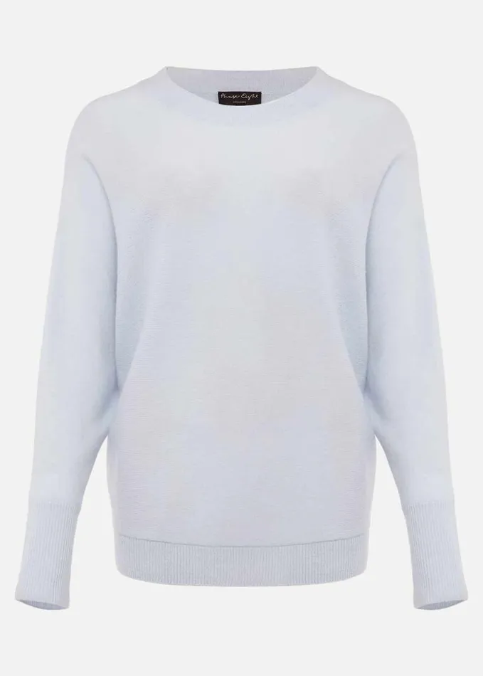 Phase Eight Beatrice Cashmere Jumper Soft Blue Women Knitwear