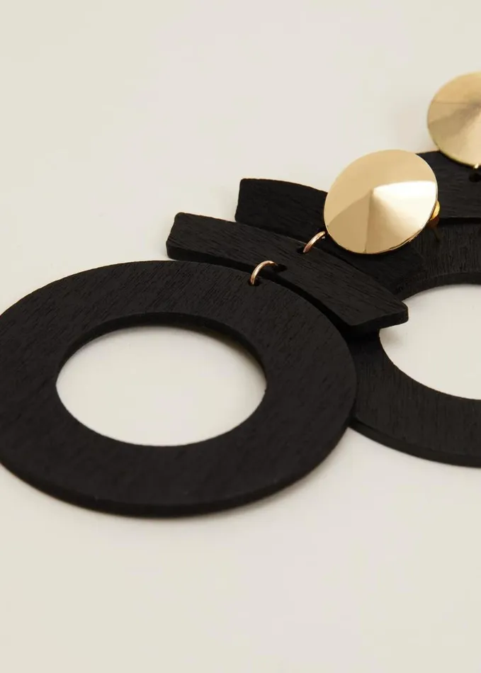 Phase Eight Black Abstract Drop Earrings Black Women Jewellery