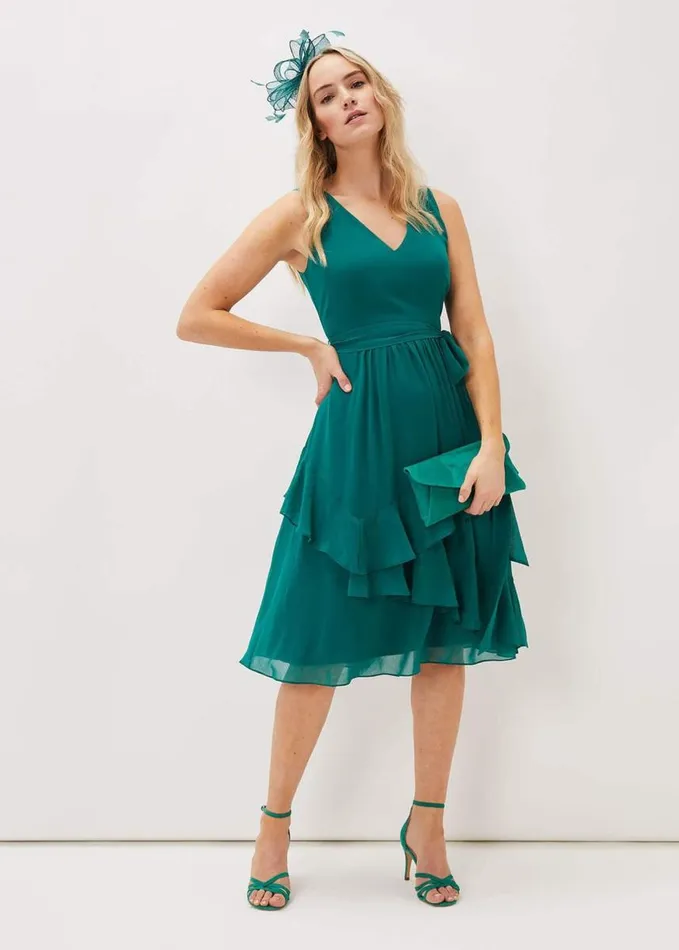 Phase Eight Breesha Dress Jade Women Dresses