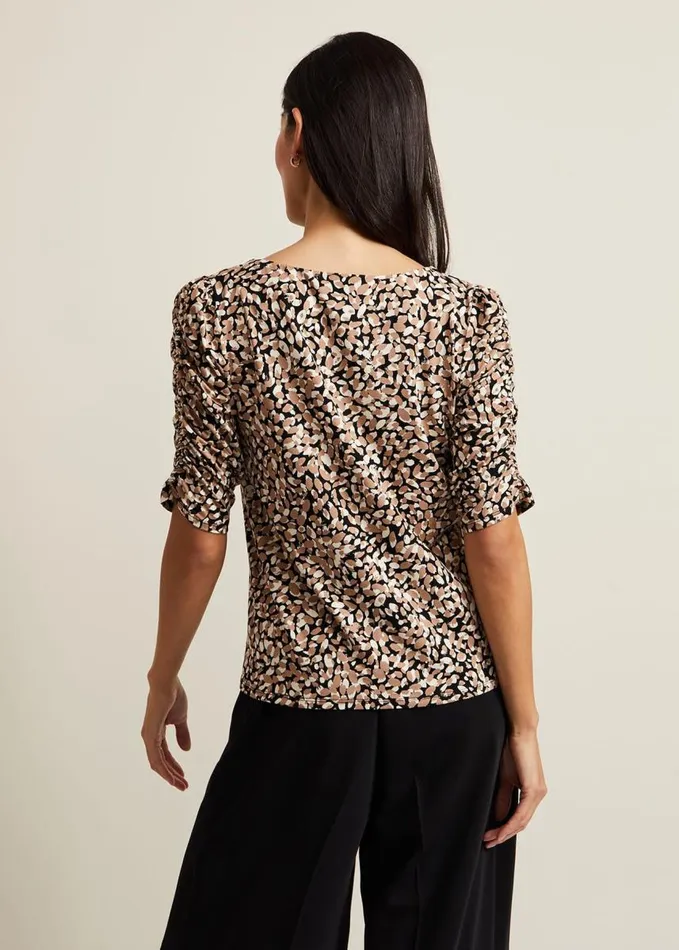 Phase Eight Brooke Print Top Multicoloured Women Tops and TShirts
