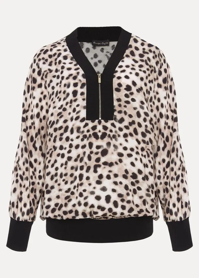 Phase Eight Calla Leopard Print Blouse Multicoloured Women Shirts and Blouses