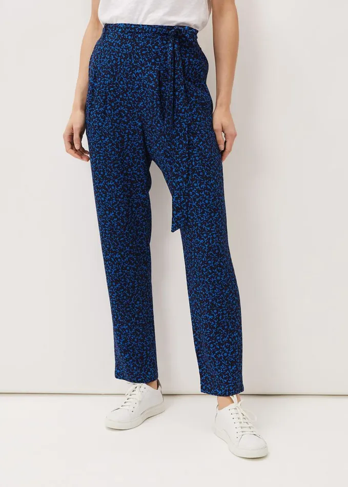 Phase Eight Coral Tapered Leg Trouser Navykingfisher Women Trousers