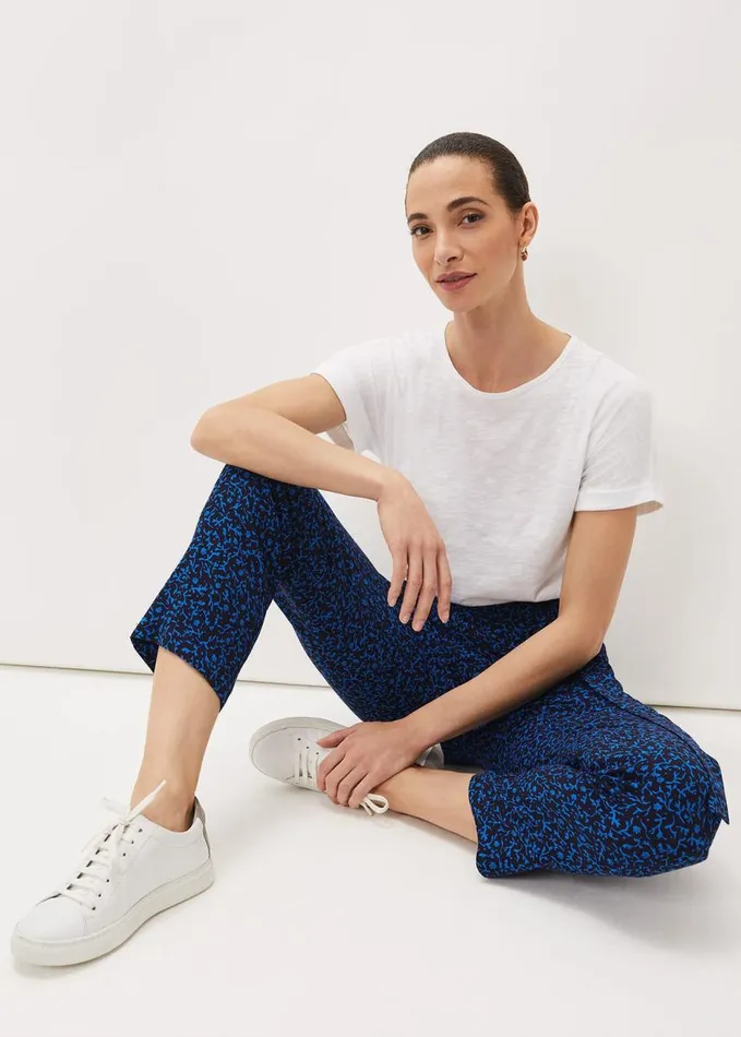 Phase Eight Coral Tapered Leg Trouser Navykingfisher Women Trousers