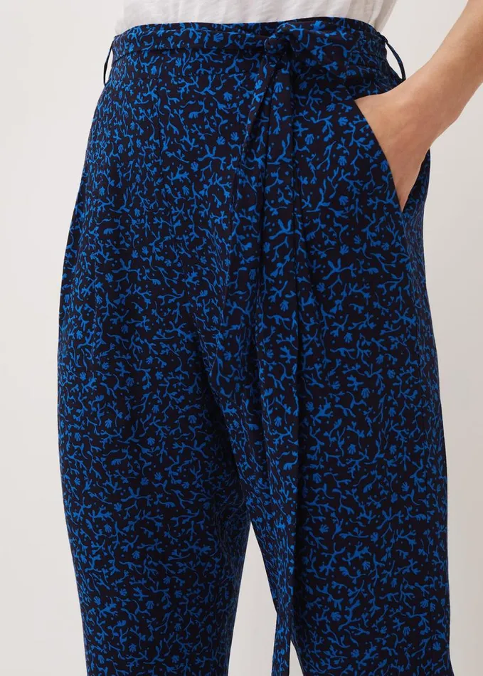 Phase Eight Coral Tapered Leg Trouser Navykingfisher Women Trousers