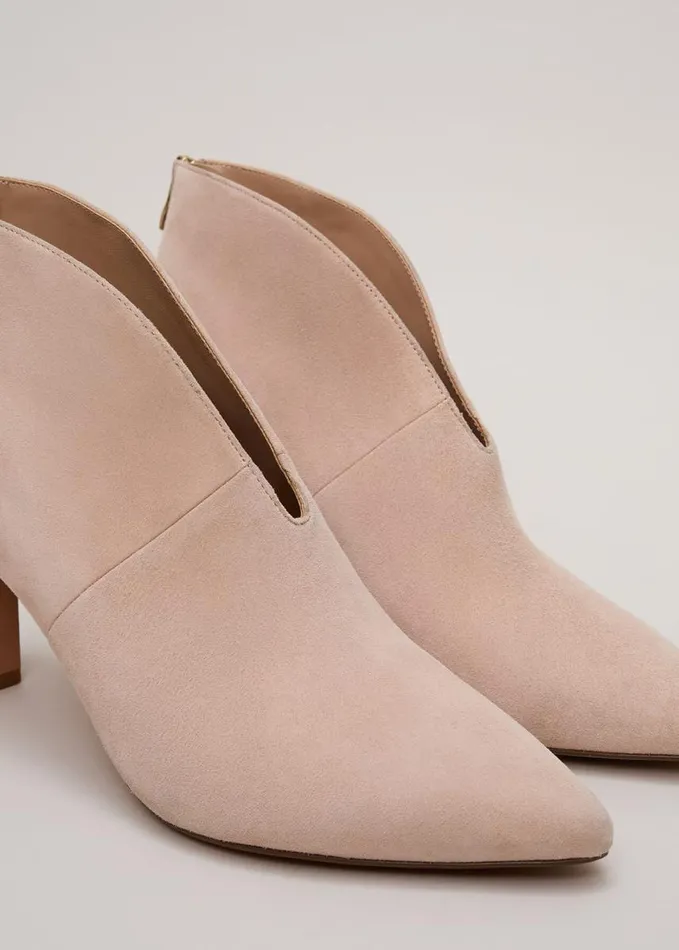 Phase Eight Cut Out Shoe Boots Neutral Women Boots