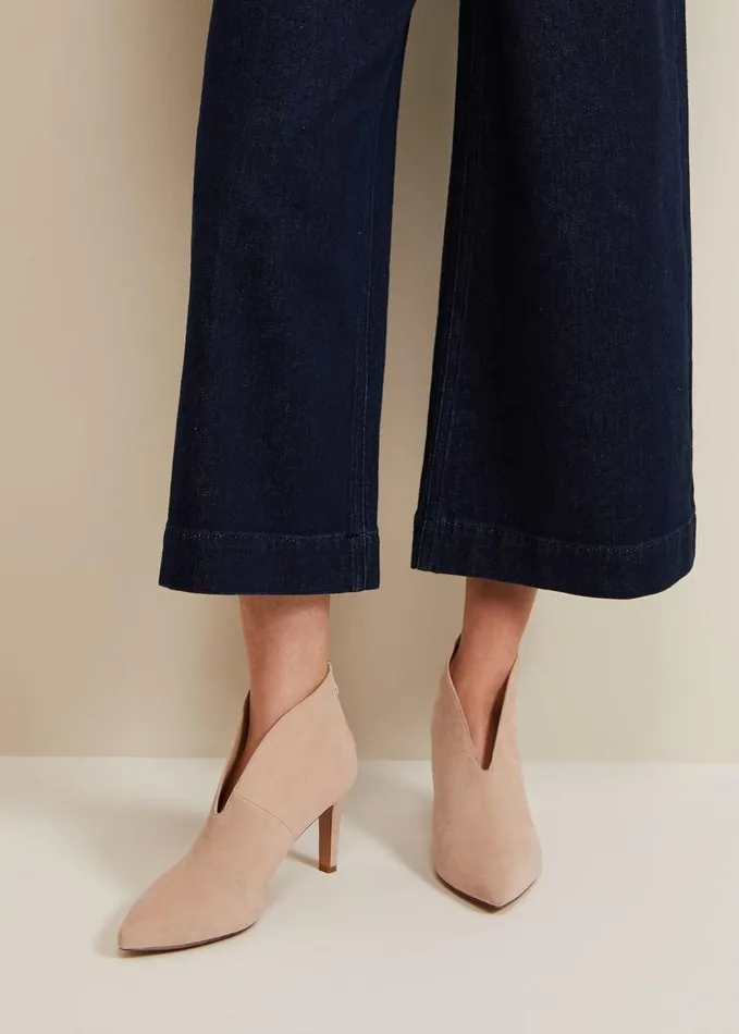Phase Eight Cut Out Shoe Boots Neutral Women Boots