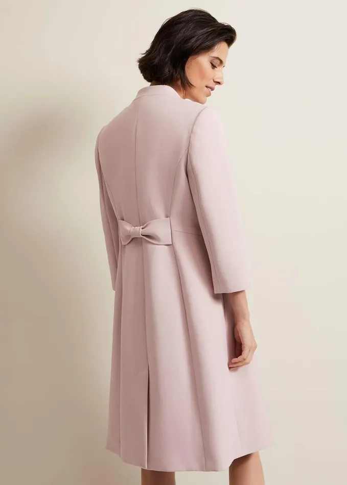 Phase Eight Daisy Tailored Coat Pale Pink Women Jackets