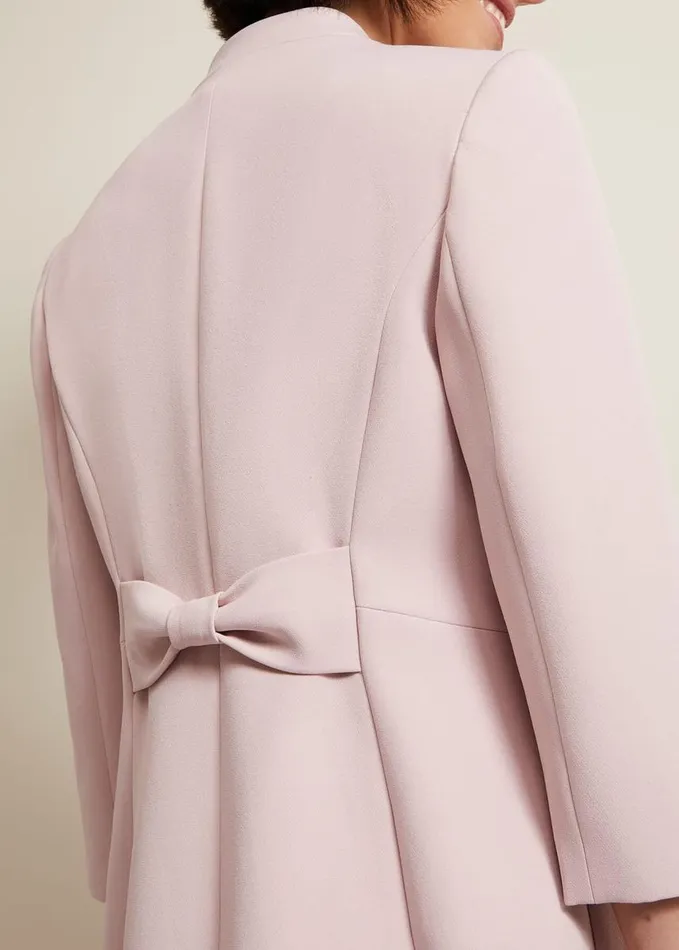 Phase Eight Daisy Tailored Coat Pale Pink Women Jackets