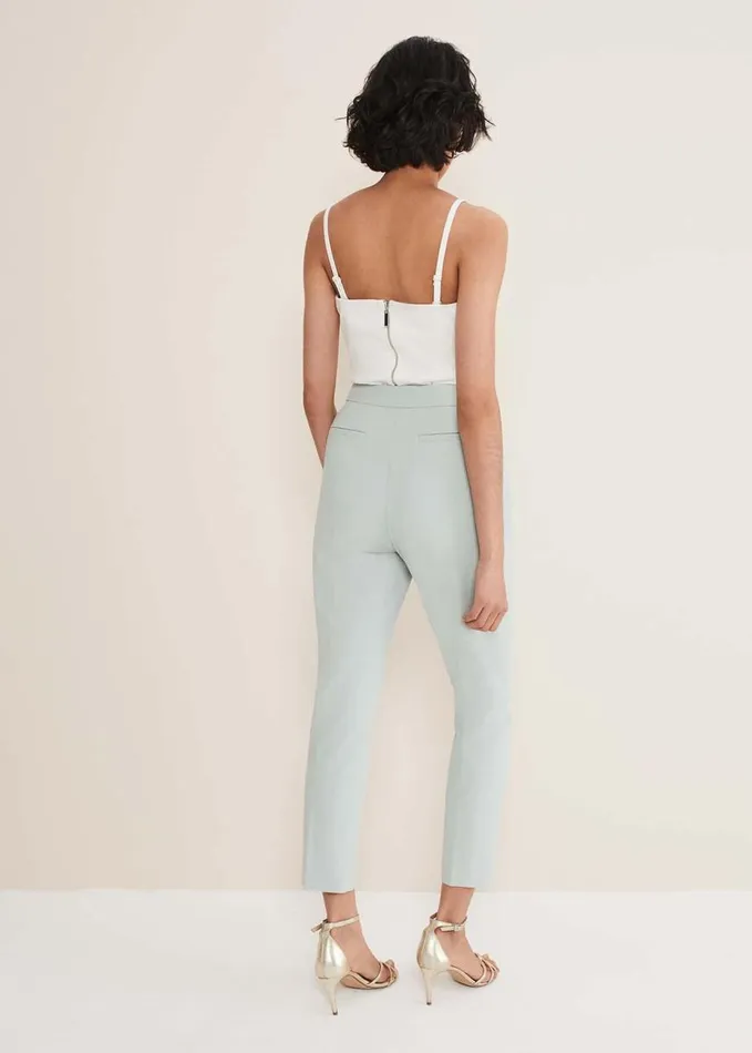 Phase Eight Eira Cigarette Trousers Eau De Nil Women Trousers