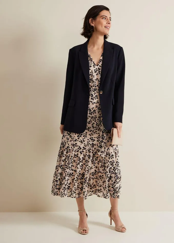 Phase Eight Elandra Navy Tux Blazer Navy Women Jackets