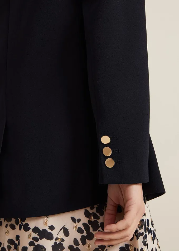 Phase Eight Elandra Navy Tux Blazer Navy Women Jackets