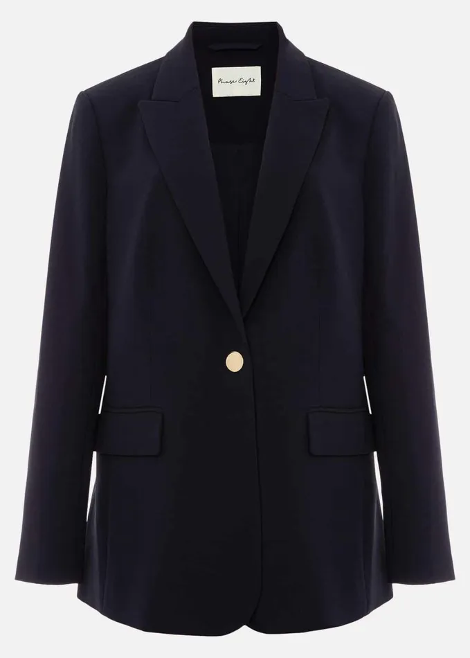 Phase Eight Elandra Navy Tux Blazer Navy Women Jackets