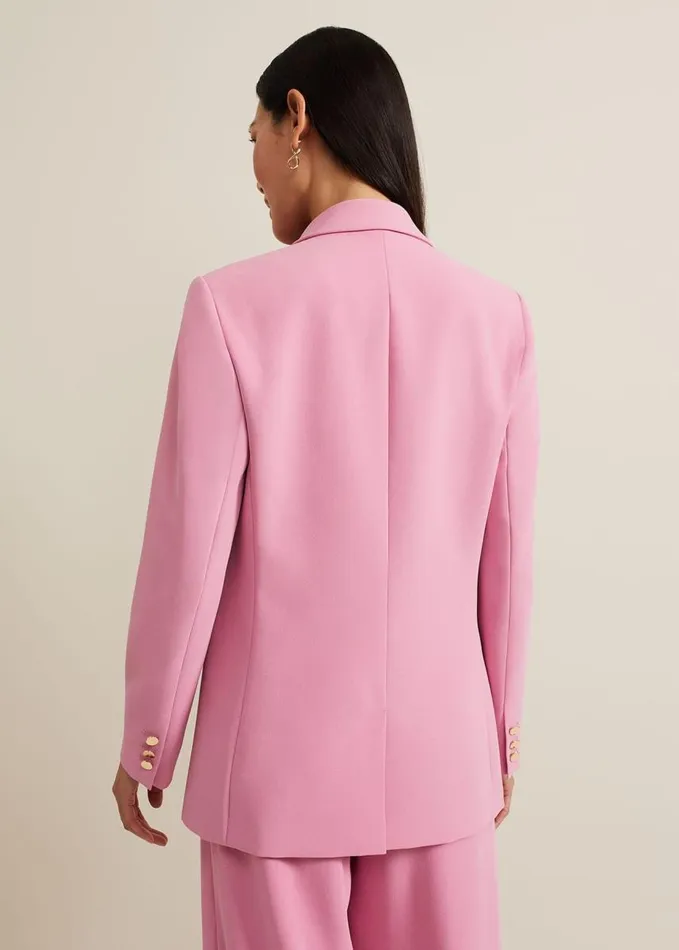 Phase Eight Elandra Pink Tux Blazer Pink Women Jackets