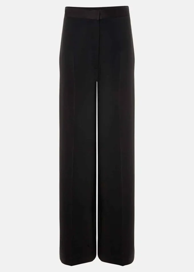 Phase Eight Elandra Wide Leg Tux Trousers Black Women Trousers