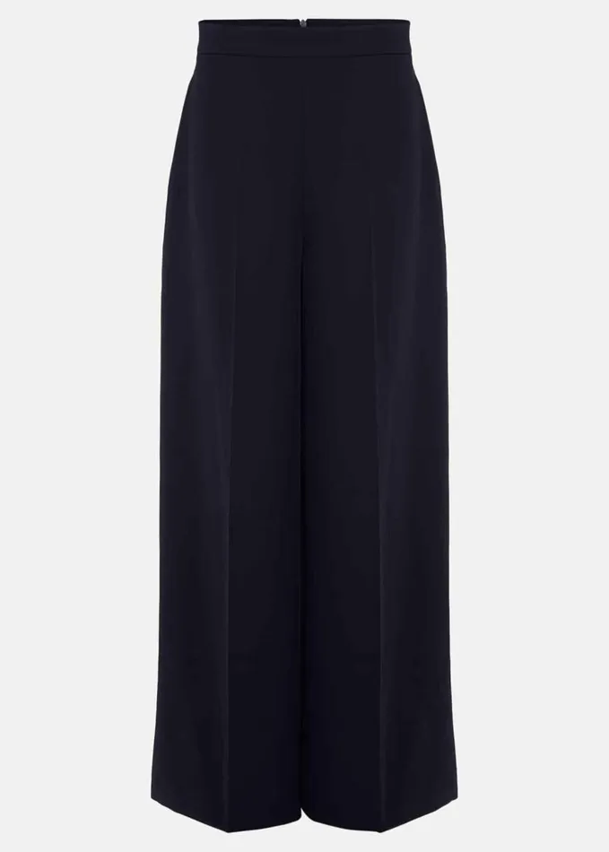 Phase Eight Florentine Wide Leg Trousers Navy Women Trousers