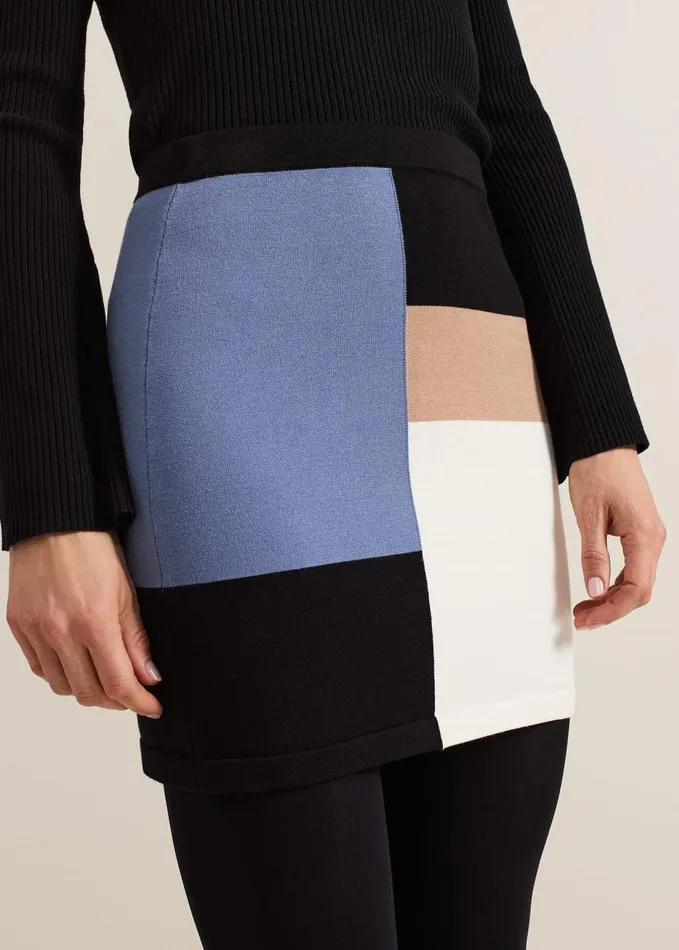 Phase Eight Kamila Colourblock Skirt Multicoloured Women Skirts