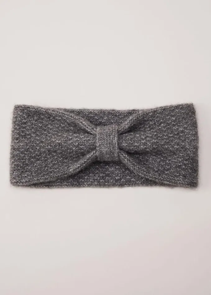 Phase Eight Knitted Headband Grey Women Fascinators and Hats