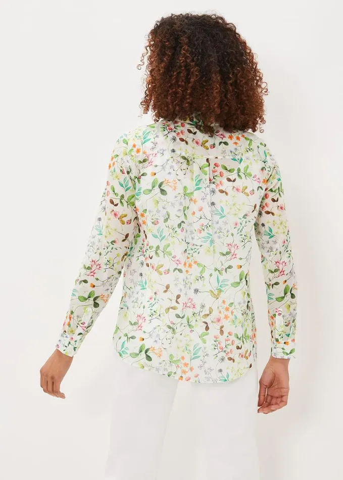 Phase Eight Maddelena Cotton Floral Blouse Whitemulti Women Shirts and Blouses