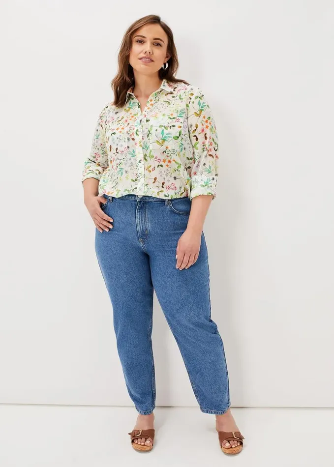 Phase Eight Maddelena Cotton Floral Blouse Whitemulti Women Shirts and Blouses