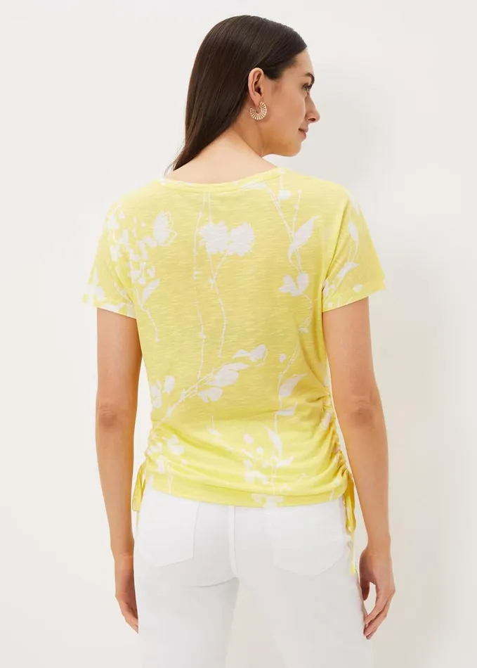 Phase Eight Nathalia Ditsy Print Top Yellowwhite Women Tops and TShirts