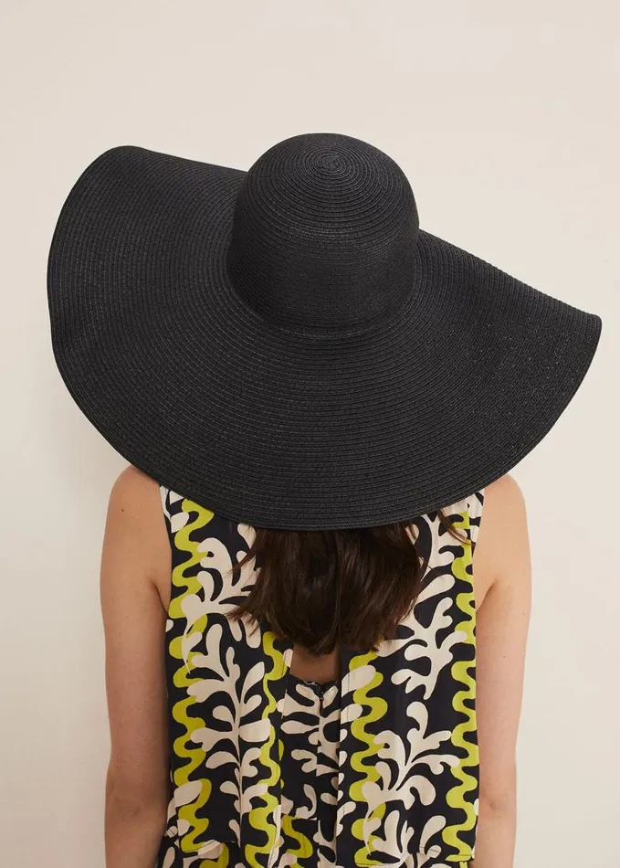 Phase Eight Oversized Straw Hat Black Women Fascinators and Hats