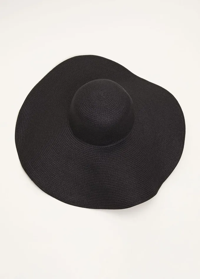 Phase Eight Oversized Straw Hat Black Women Fascinators and Hats