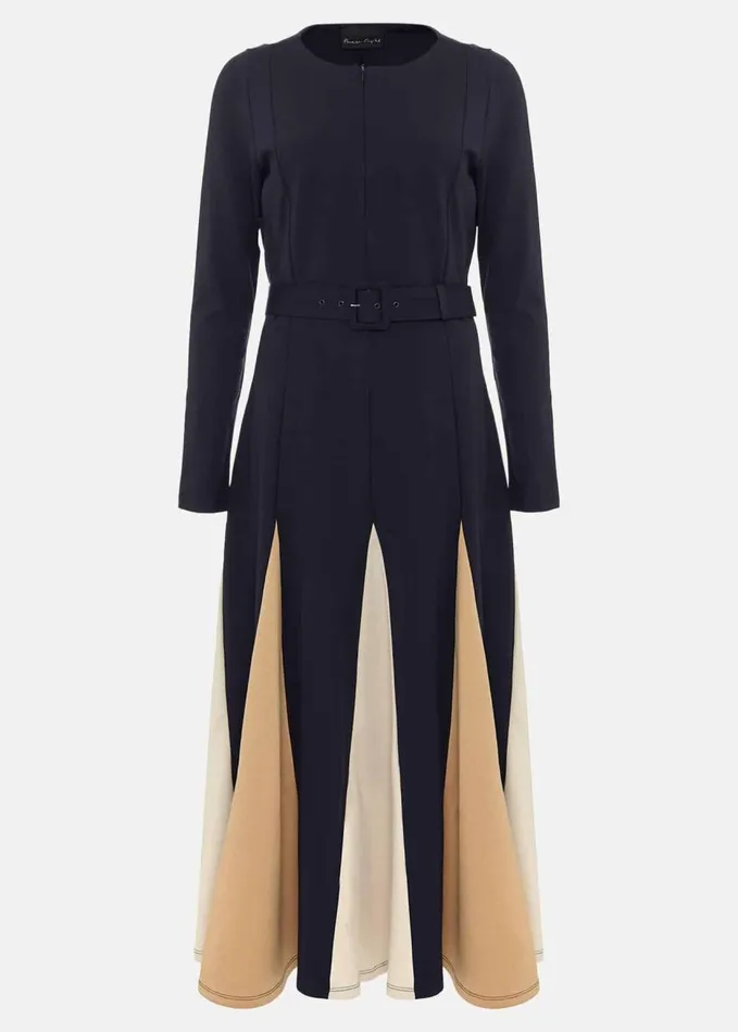 Phase Eight Paula Navy Midi Dress Navy Women Dresses