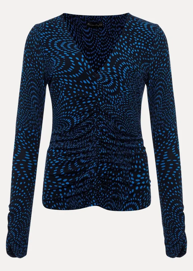 Phase Eight Pinna Ruched Top Cobaltnavy Women Tops and TShirts