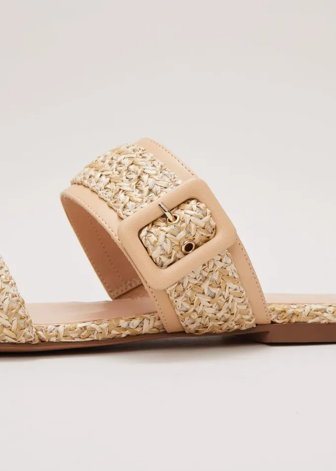 Phase Eight Raffia Slider Natural Women Flats