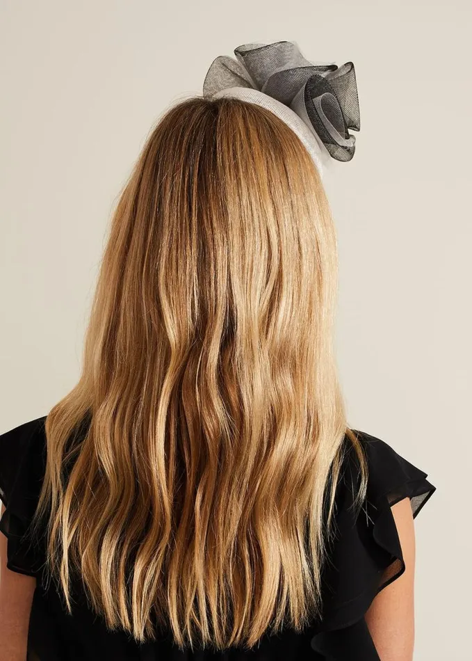 Phase Eight Ruffle Pillbox Fascinator Blackivory Women Fascinators and Hats