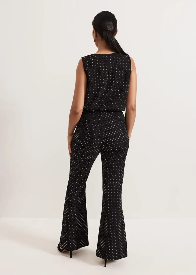 Phase Eight Samantha Petite Hotfix Trouser Black Women Trousers