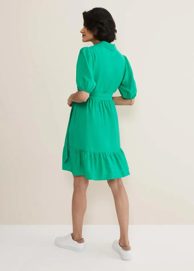 Phase Eight Sue Green Swing Mini Dress Green Women Dresses