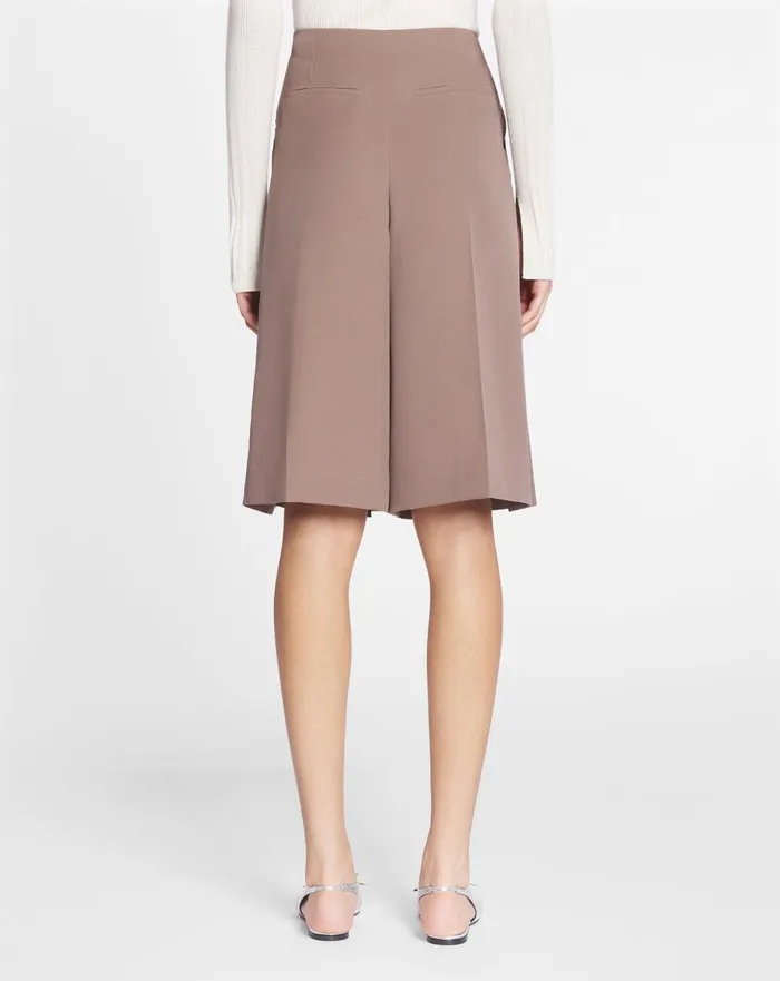 Pleated Culotte Marron Glace Women Lanvin Pants