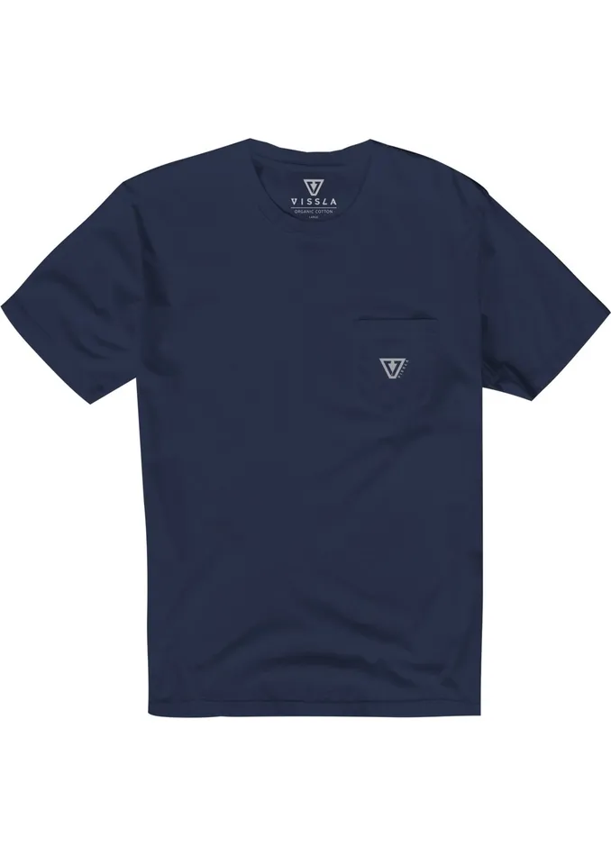 Premium Tees Men Established Premium Pkt Tee Navy Vissla