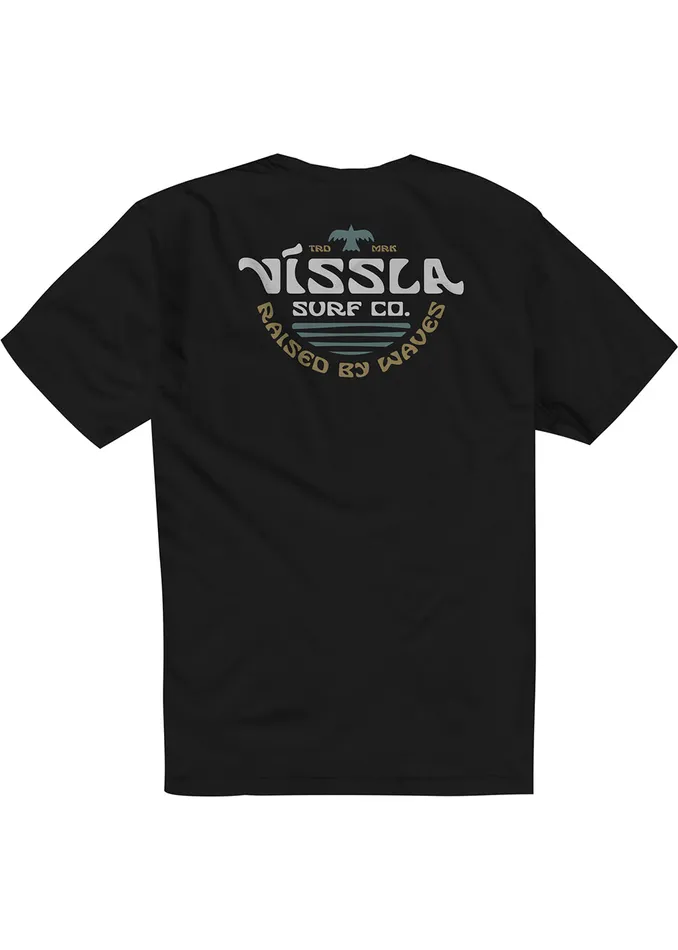 Premium Tees Men Vissla West Winds Premium Pkt Tee Black