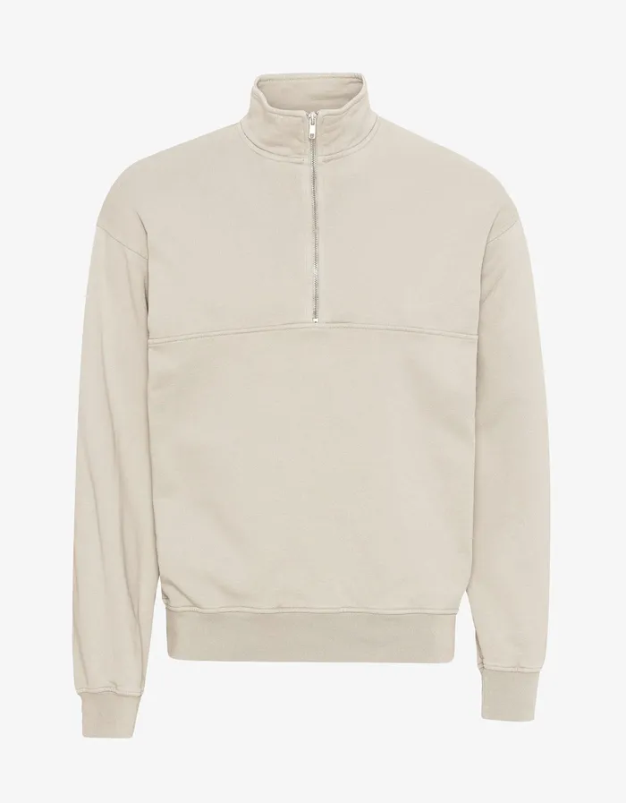 Quarter Zips Colorfulstandard Men Organic Quarter Zip 8211 Ivory White