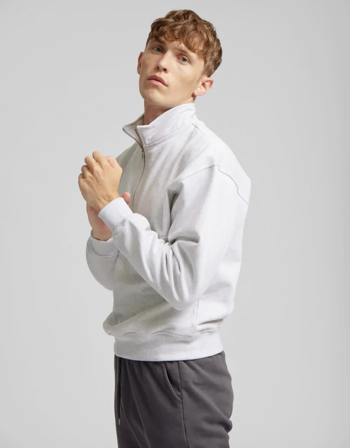 Quarter Zips Colorfulstandard Men Organic Quarter Zip 8211 Ivory White