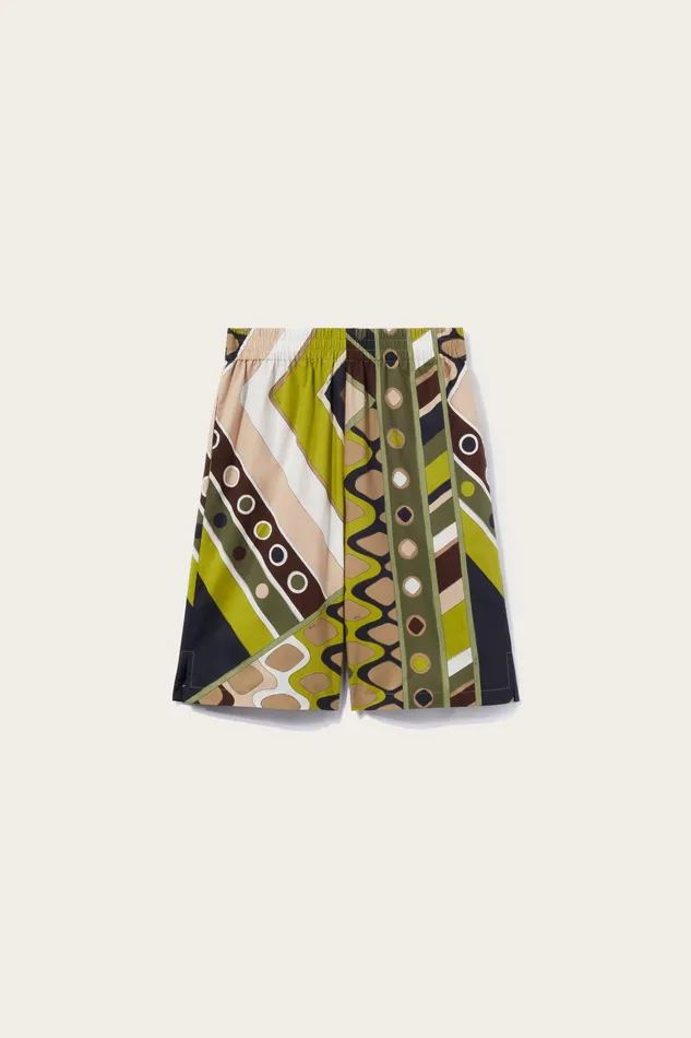 Ready To Wear Men PUCCI VivaraPrint Cotton Shorts