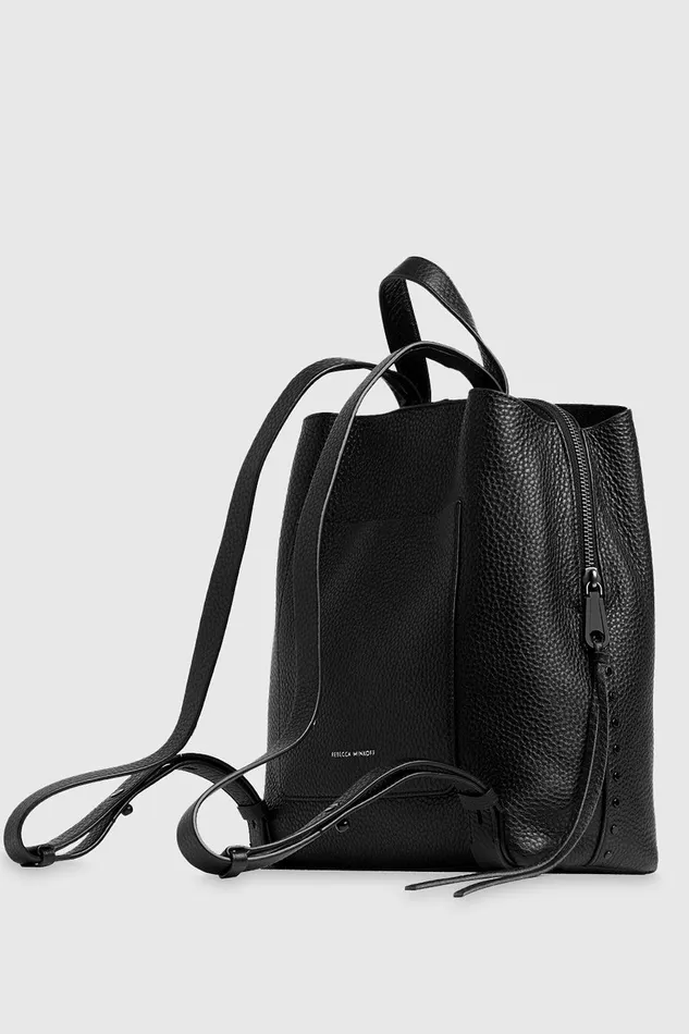 Rebecca Minkoff Darren Medium Backpack Blackblack Shellac Women Backpacks