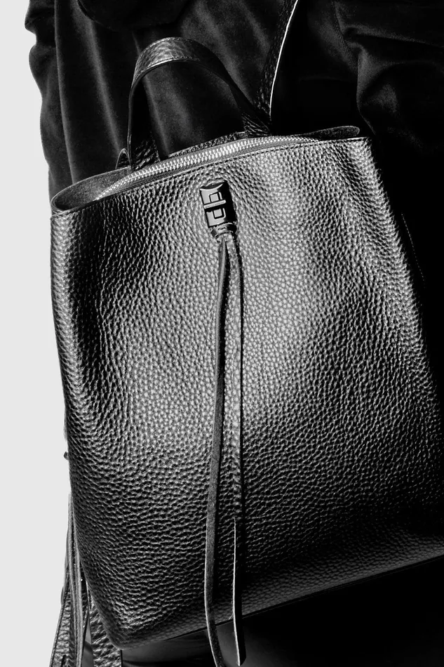 Rebecca Minkoff Darren Medium Backpack Blackblack Shellac Women Backpacks