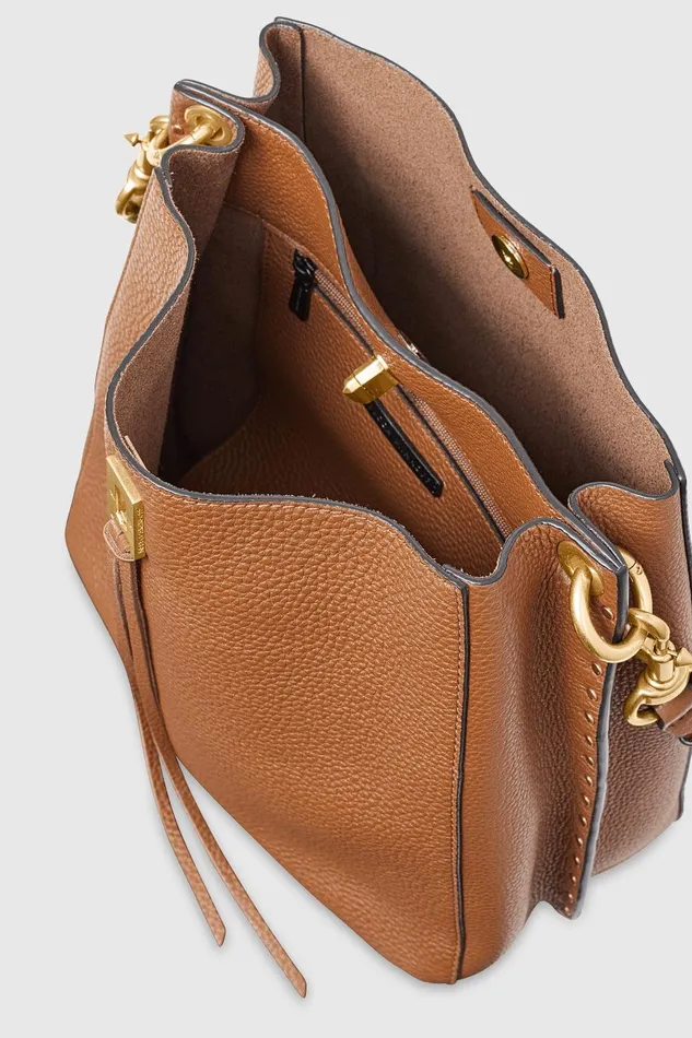 Rebecca Minkoff Darren Shoulder Bag Caramello Women Shoulder Bags