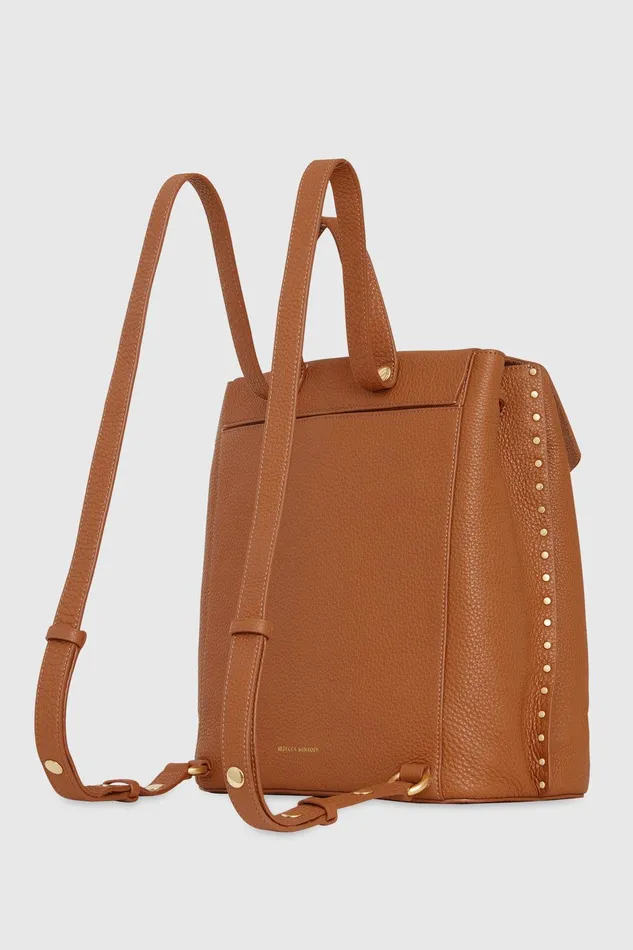 Rebecca Minkoff Darren Signature Backpack Caramello Women Backpacks