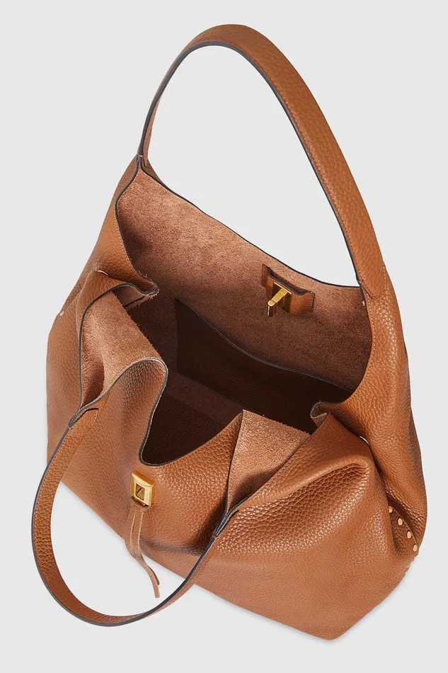 Rebecca Minkoff Darren Signature Carryall Caramello Women Shoulder Bags